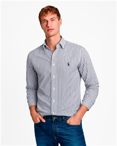 2440 - Camisa M/L Con Logo Bordado